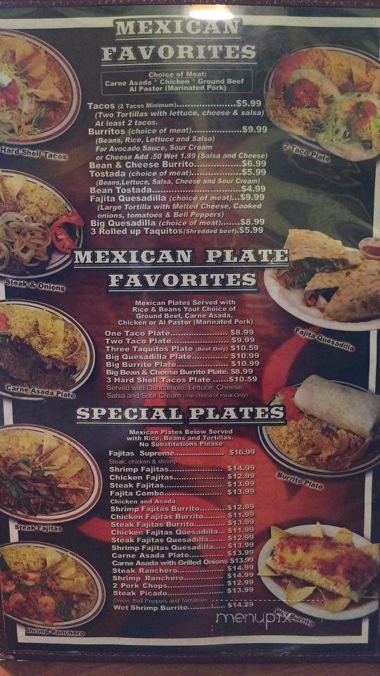 Cafe Del Sol - Los Alamitos, CA menu_pic