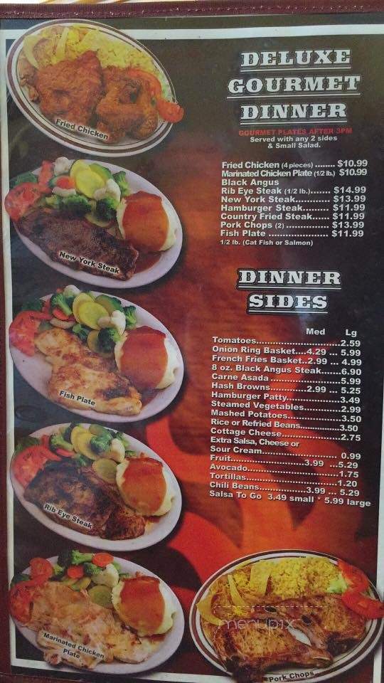 Cafe Del Sol - Los Alamitos, CA menu_pic