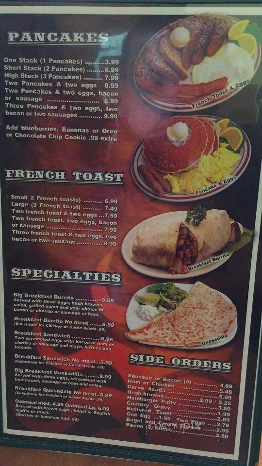 Cafe Del Sol - Los Alamitos, CA menu_pic