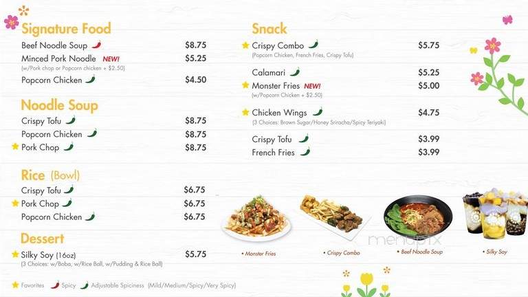 Lollicup - Arcadia, CA menu_pic