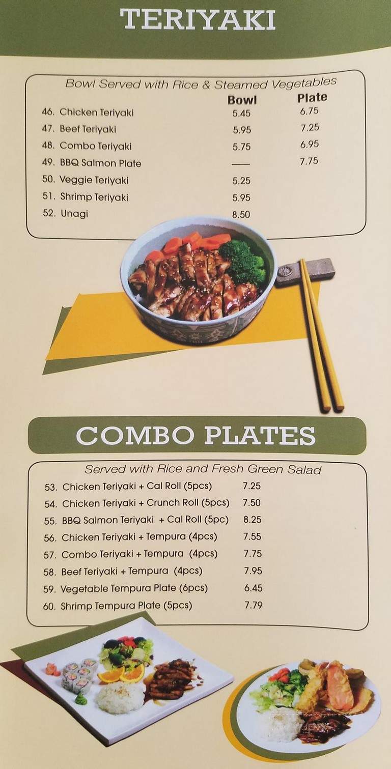 Rolling Rice - Orange, CA menu_pic