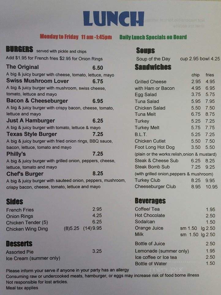 Cafe Westminster - Westminster, CA menu_pic