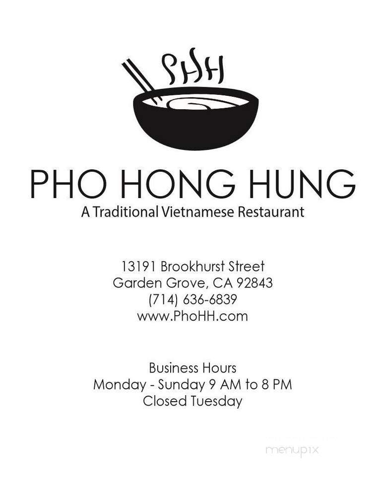 Pho Huong Que Vietnamese Resta - Garden Grove, CA