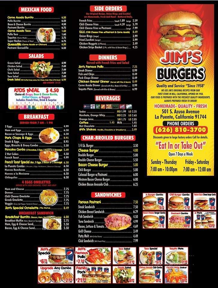Jim's Burgers - La Puente, CA