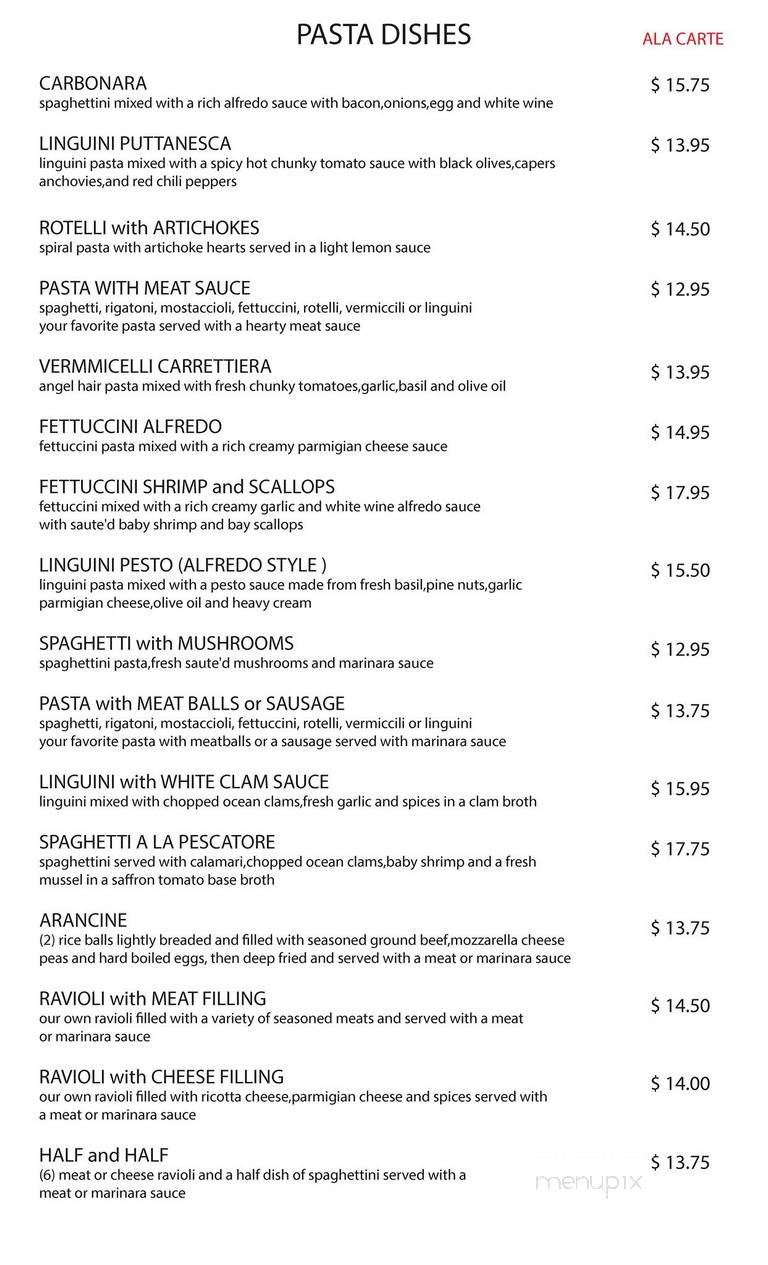 Conca D'Oro Italian - Orange, CA menu_pic