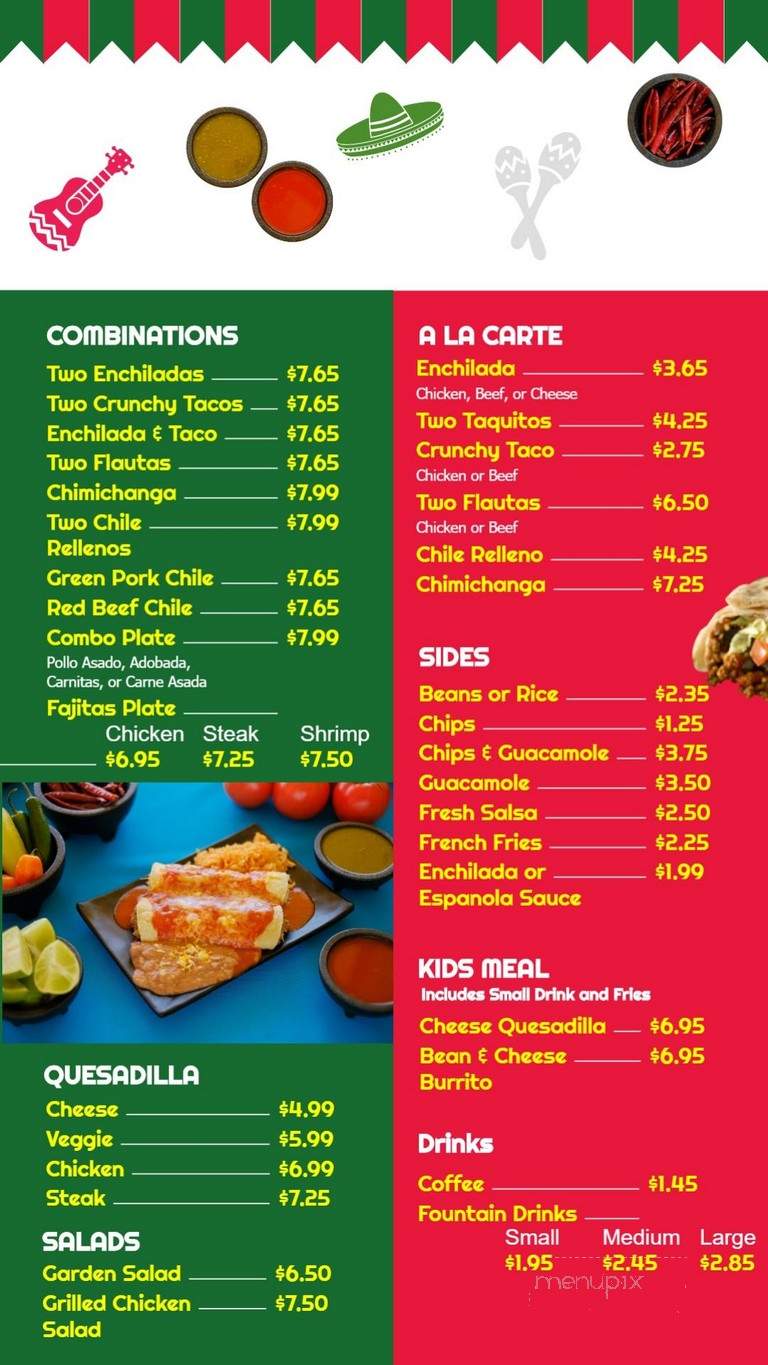 El Amigo Restaurant - Glendora, CA menu_pic