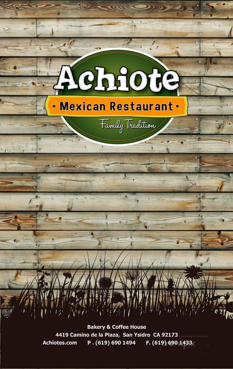 Achiote Restaurant - San Ysidro, CA