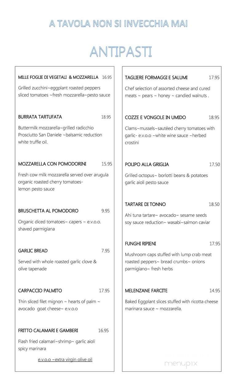 Osteria Panevino - San Diego, CA menu_pic