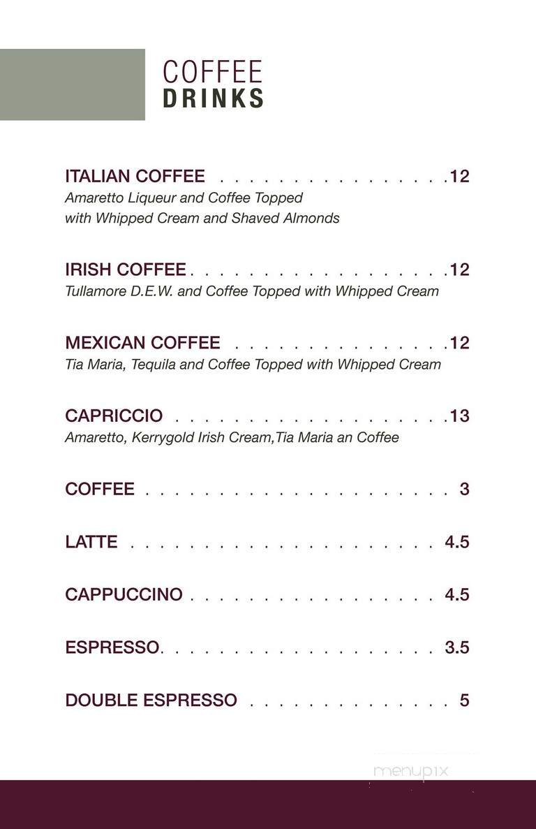 Johnny Costa's Ristorante - Palm Springs, CA menu_pic