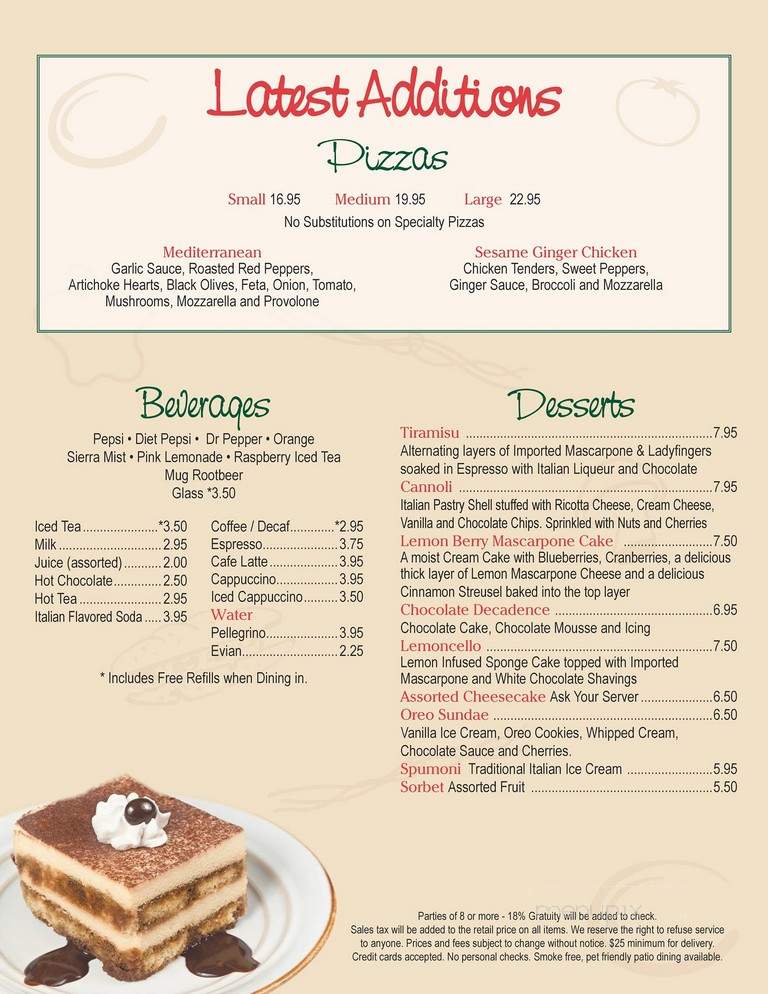 Papa Dan's Pizza & Pasta - Palm Desert, CA menu_pic