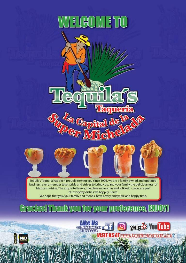 Tequila's Taqueria - Livermore, CA menu_pic