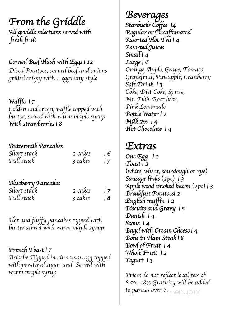 Cafe California - Visalia, CA menu_pic