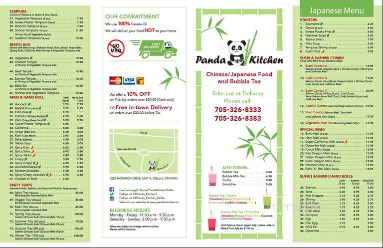 Panda Kitchen - Pomona, CA menu_pic