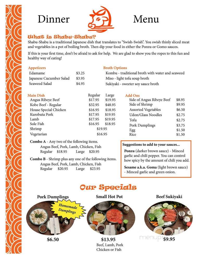 Shabu Shabu USA - Mission Viejo, CA menu_pic