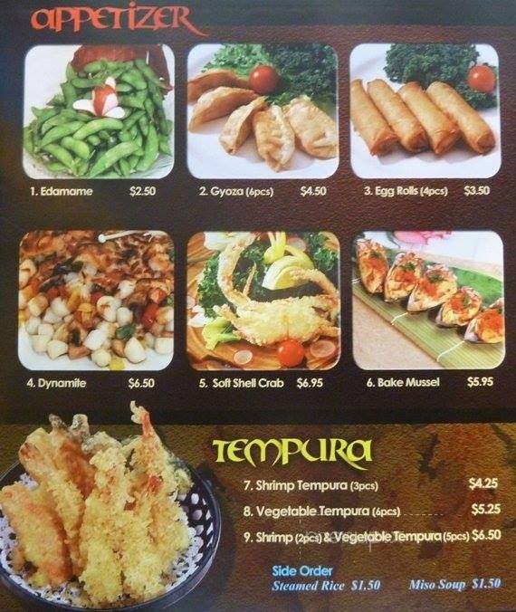 Sushi Yaki - Lake Forest, CA menu_pic