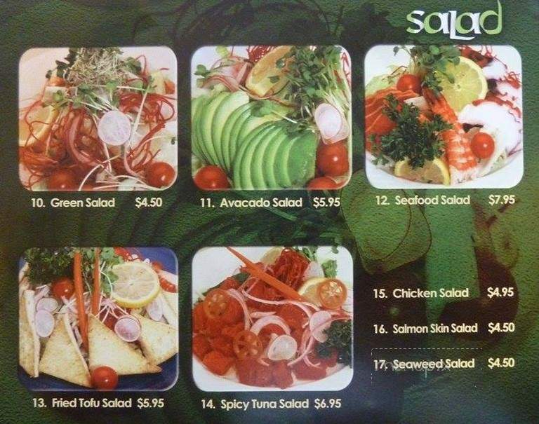 Sushi Yaki - Lake Forest, CA menu_pic