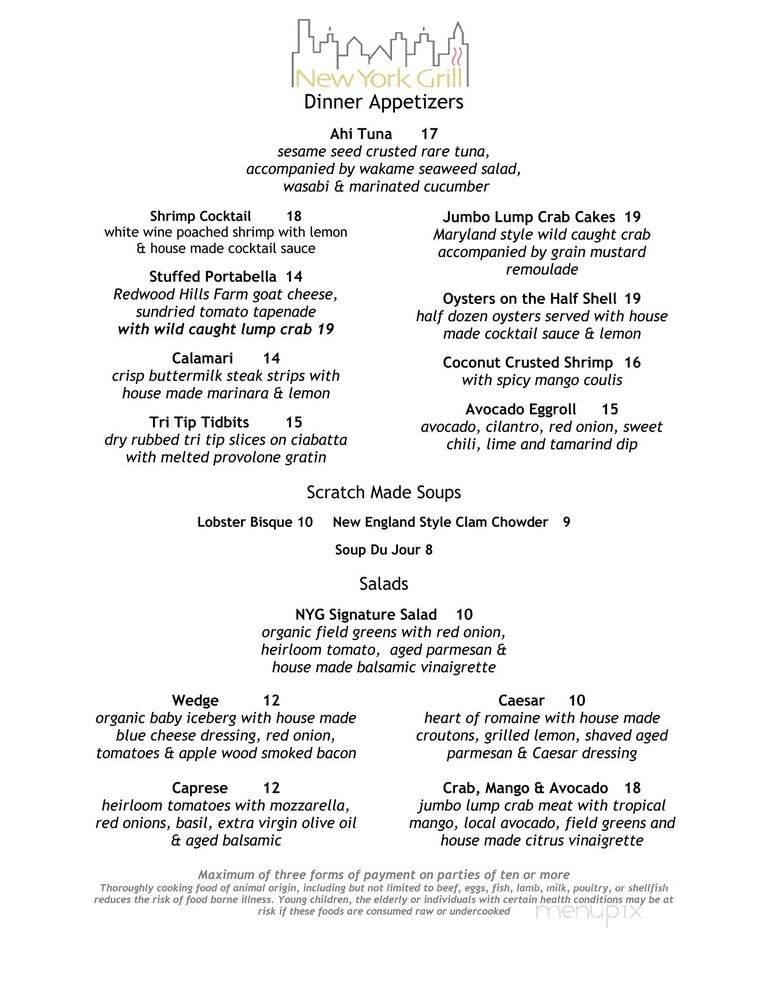 New York Grill Menu In Ontario, CA | Order Delivery & Reviews