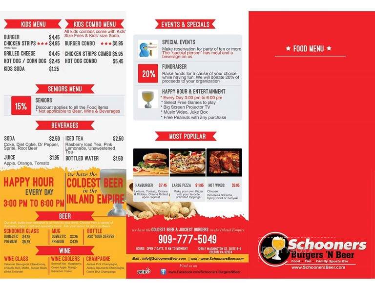 Schooners Station Food - Colton, CA menu_pic