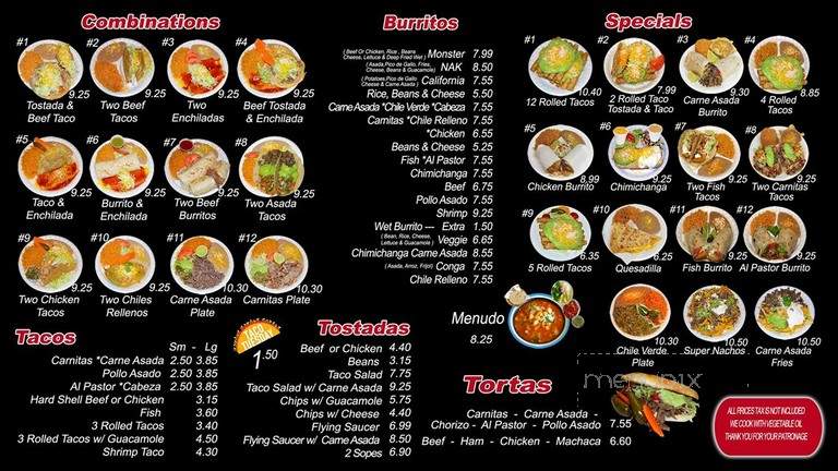 Los Amigos Mexican Food - Lake Elsinore, CA menu_pic