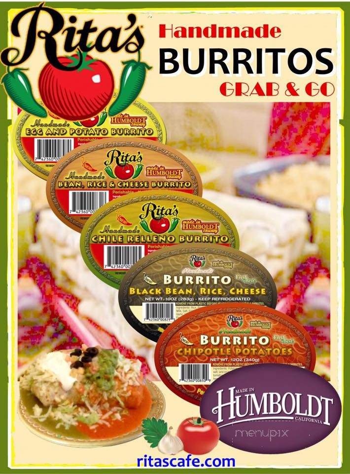 Rita's Cafe & Taqueria - Eureka, CA menu_pic