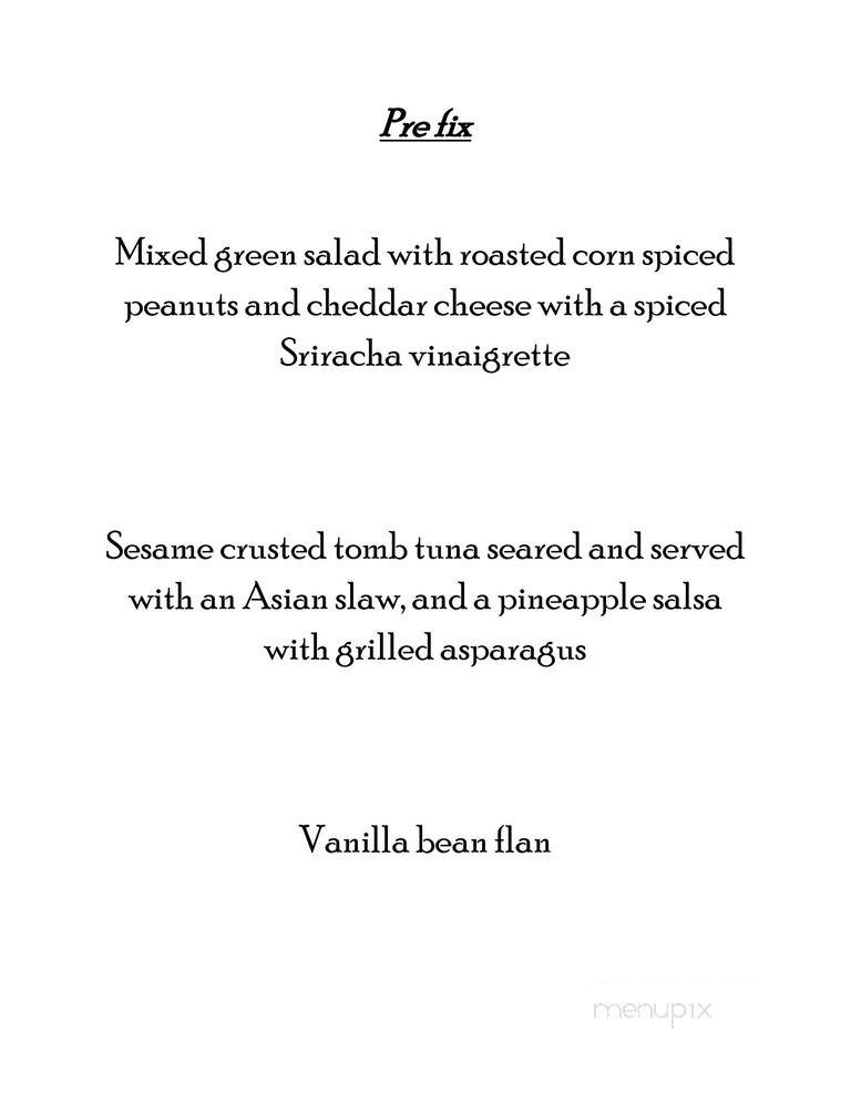 Carter House Inns - Eureka, CA menu_pic