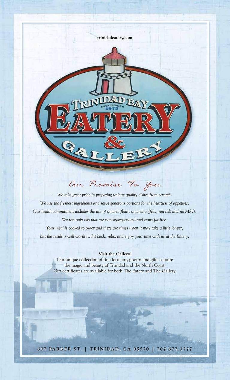 Trinidad Bay Eatery & Gallery - Trinidad, CA