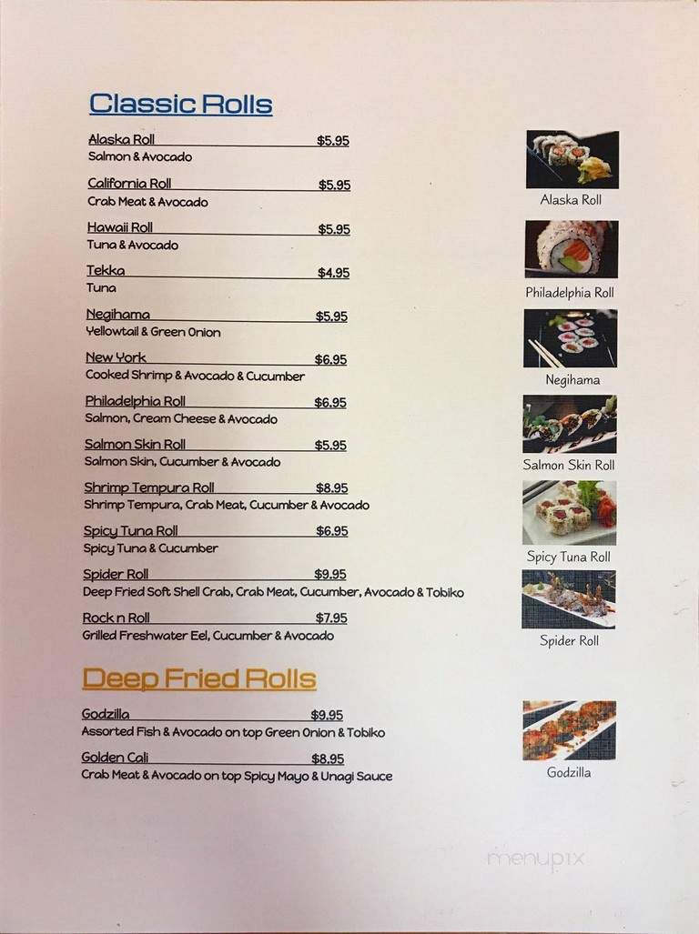Koalas Fine Food - Guerneville, CA menu_pic