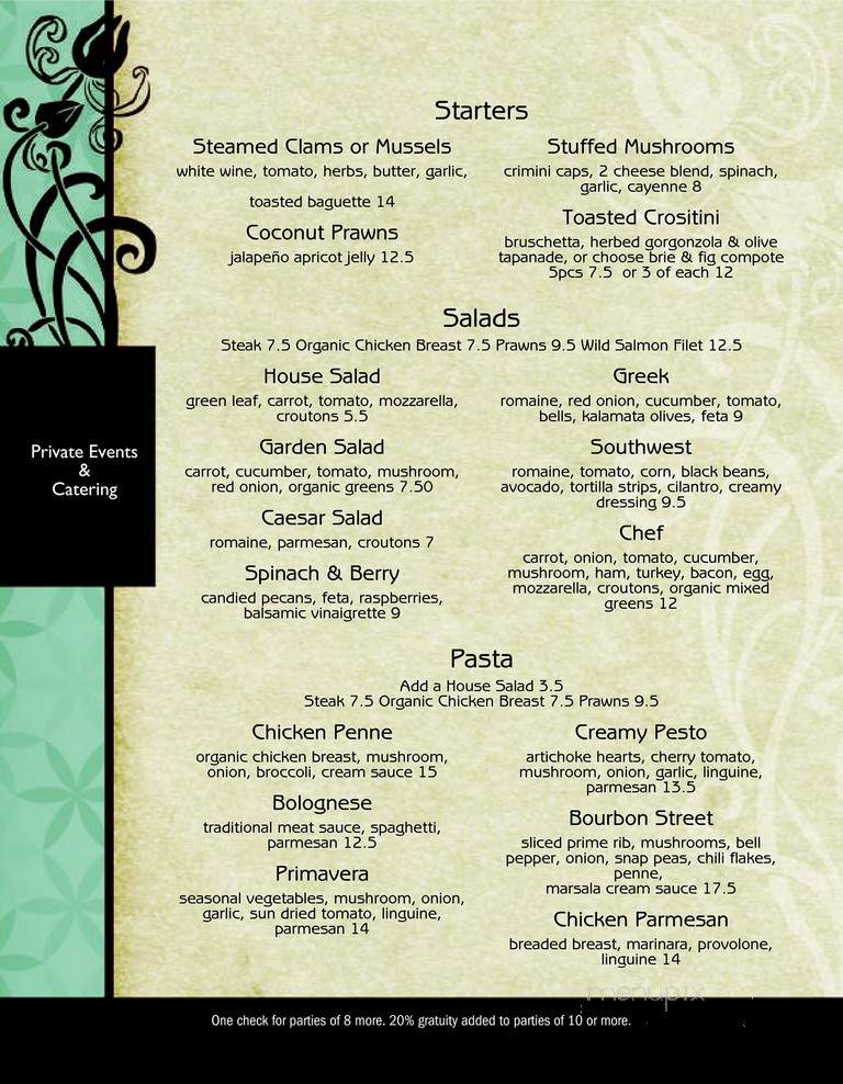 La Grange Cafe - Weaverville, CA menu_pic
