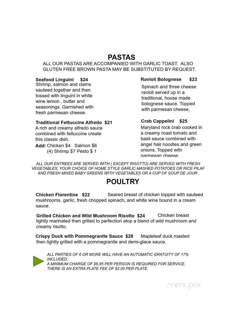 Riviera Hills Restaurant - Kelseyville, CA menu_pic