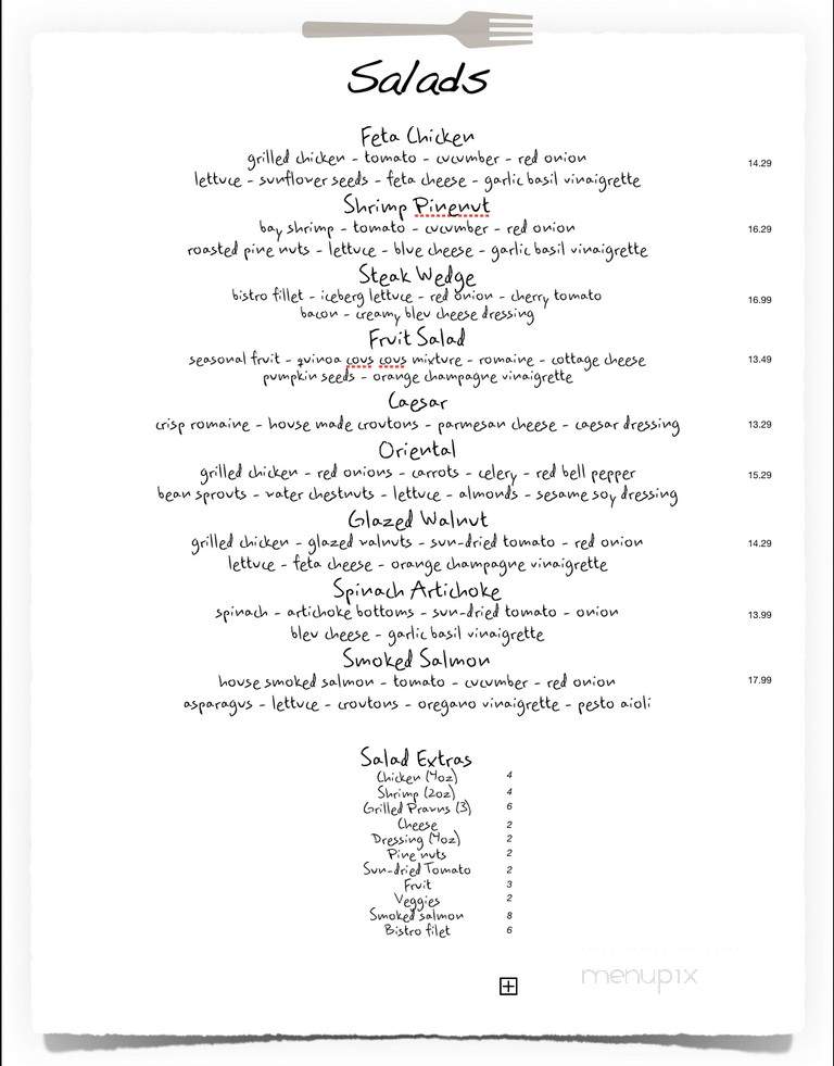 Cheesecakes Unlimited - Redding, CA menu_pic