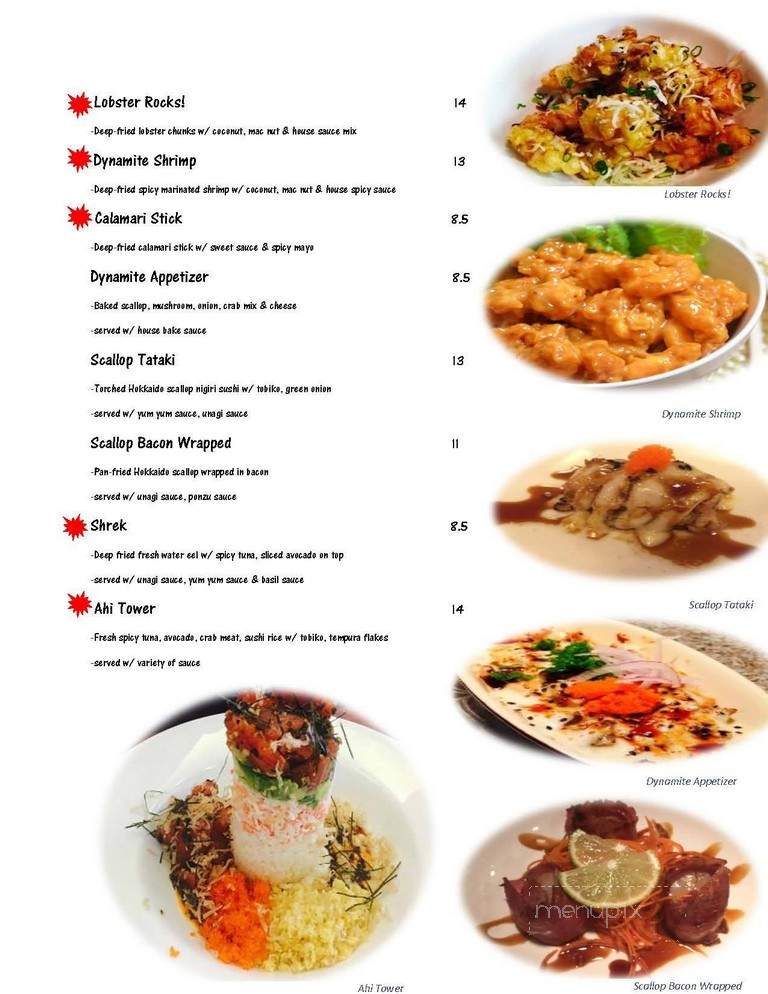 Sushi Totoro Japanese Restaurant - Santa Cruz, CA menu_pic