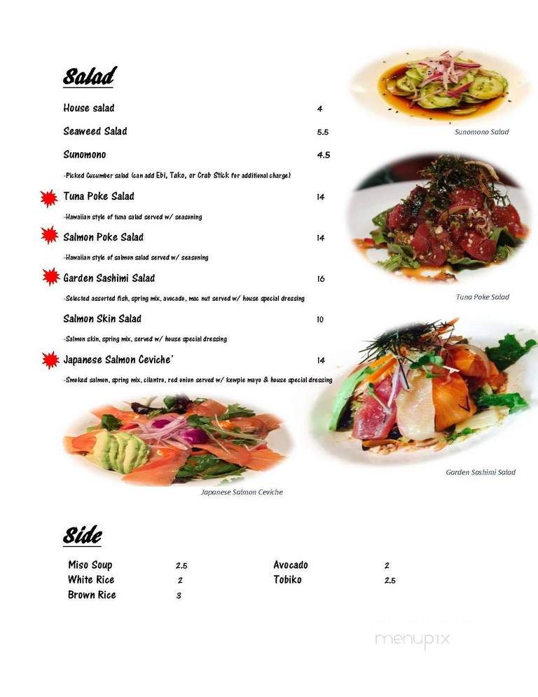 Sushi Totoro Japanese Restaurant - Santa Cruz, CA menu_pic