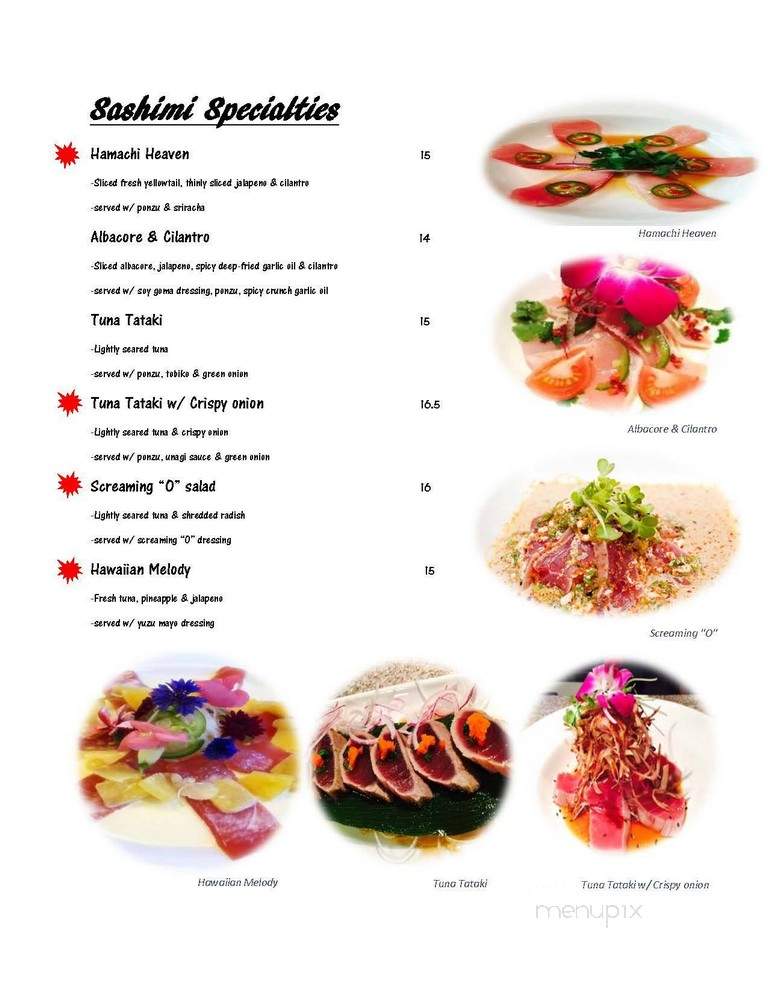 Sushi Totoro Japanese Restaurant - Santa Cruz, CA menu_pic