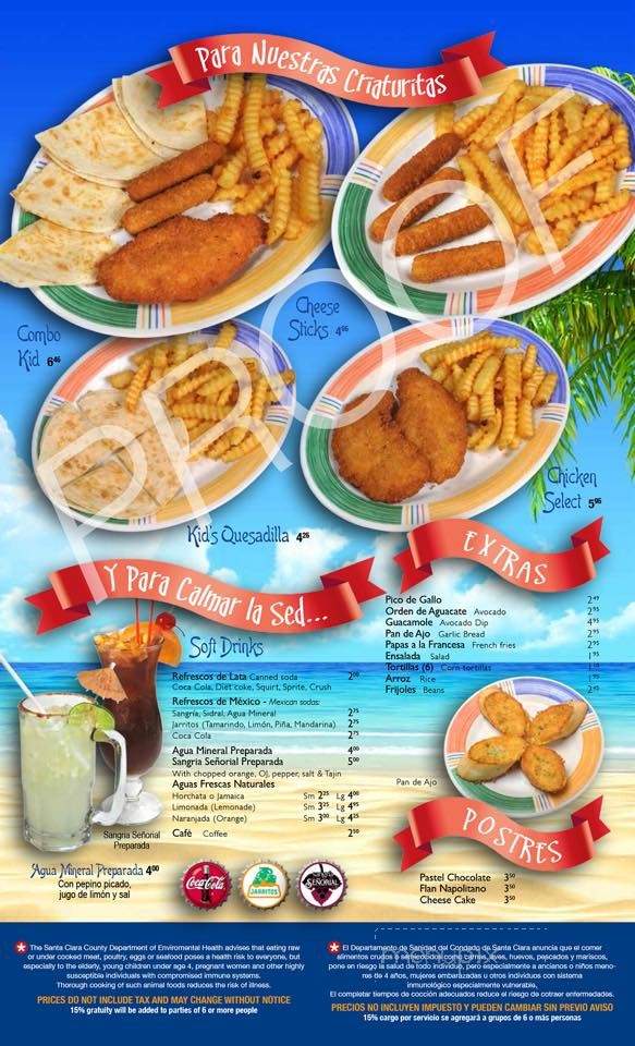 Las Delicias Restaurant - San Jose, CA menu_pic