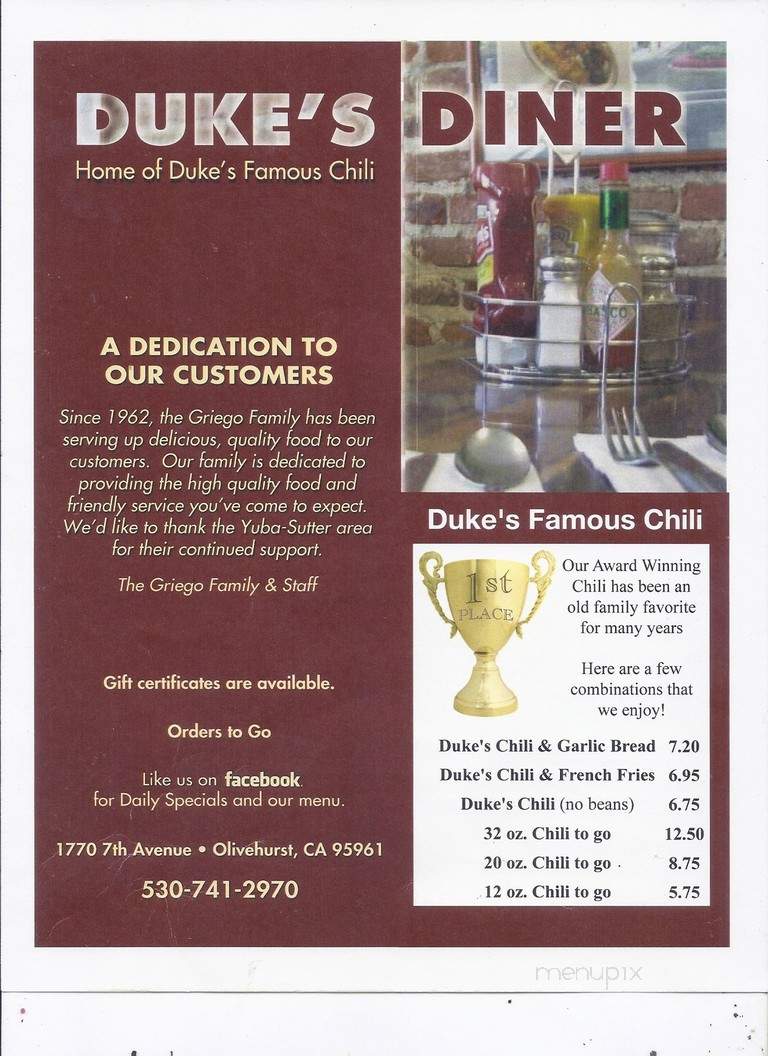 Duke's Diner - Olivehurst, CA