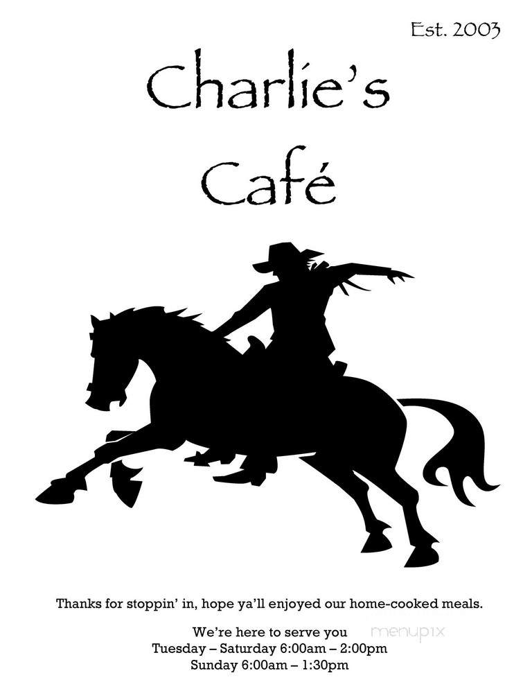 Charlie's Cafe - Citrus Heights, CA menu_pic