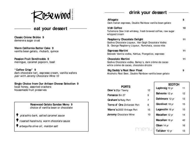 Rosewood Bar & Grill - Lodi, CA