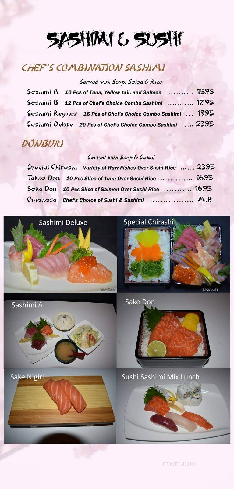 Tokyo Sushi - Folsom, CA menu_pic