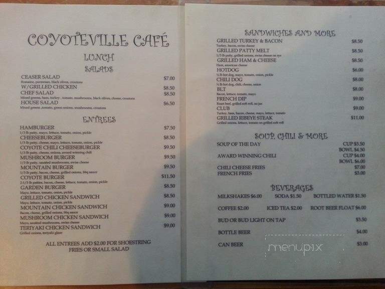 Coyoteville Cafe - Grass Valley, CA