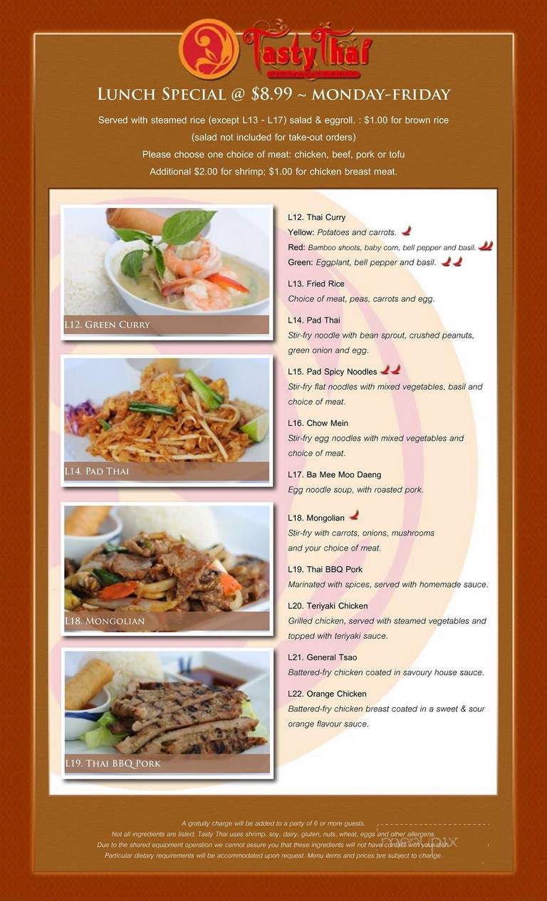Tasty Thai - Modesto, CA