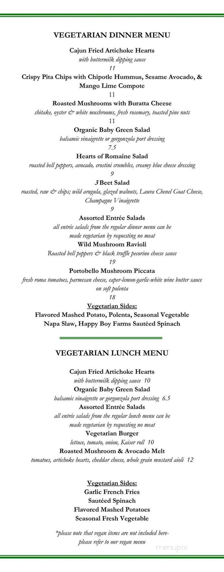 Cafe Cruz - Soquel, CA menu_pic