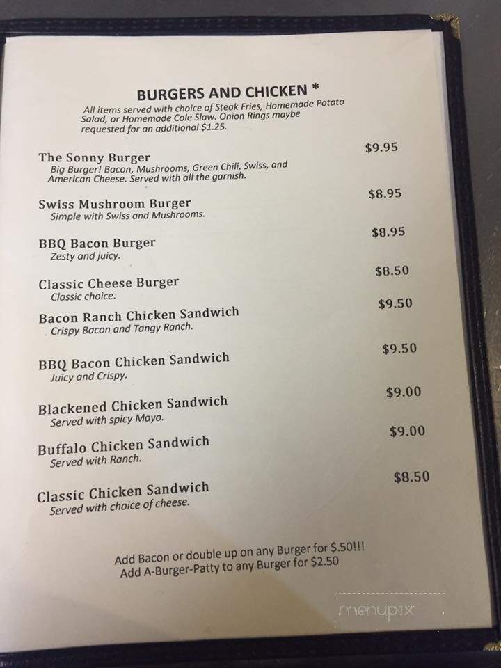 Green Mill Tavern - Greeley, CO menu_pic