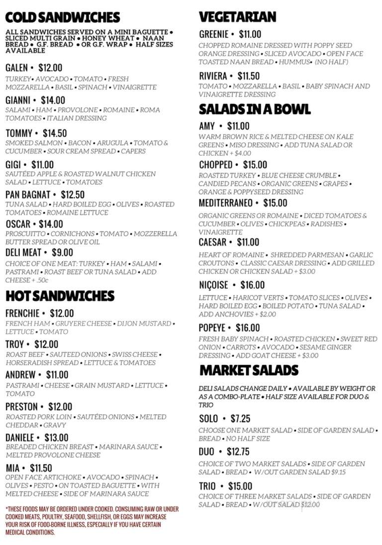 Jour De Fete - Aspen, CO menu_pic