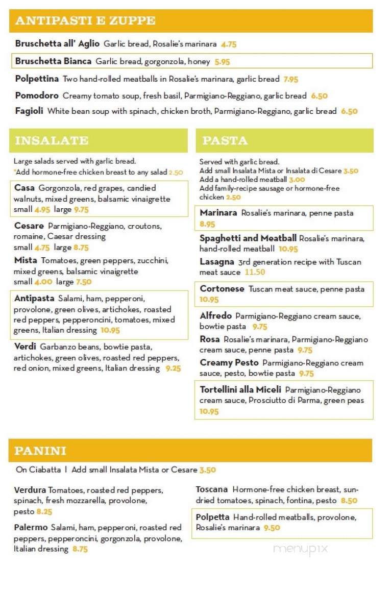 Mici - Denver, CO menu_pic