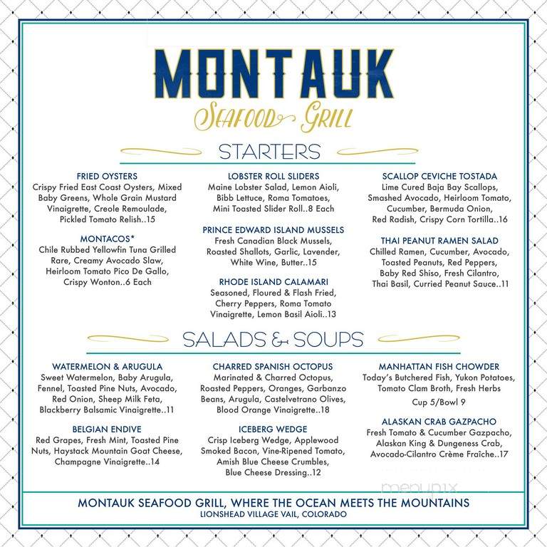Montauk Seafood Grill - Vail, CO