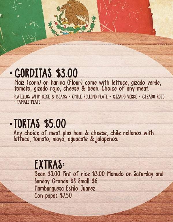 Santiago Mexican Restaurant - Lakewood, CO menu_pic