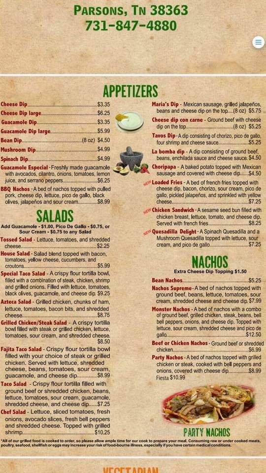 ritas mexican food pueblo co