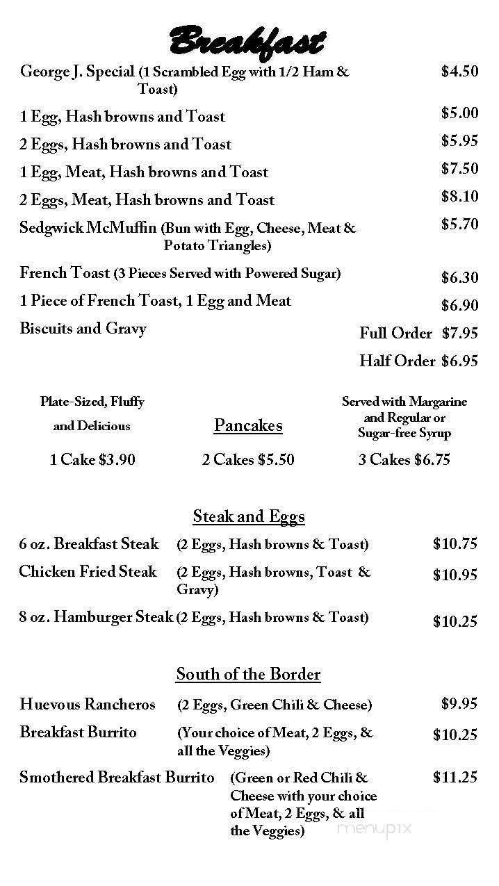 Lucy's Place - Sedgwick, CO menu_pic