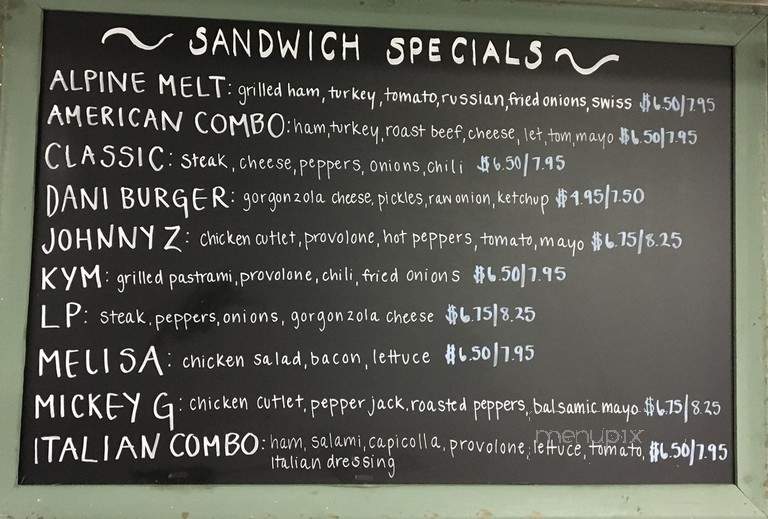 Pemberwick Xchange Deli - Greenwich, CT menu_pic