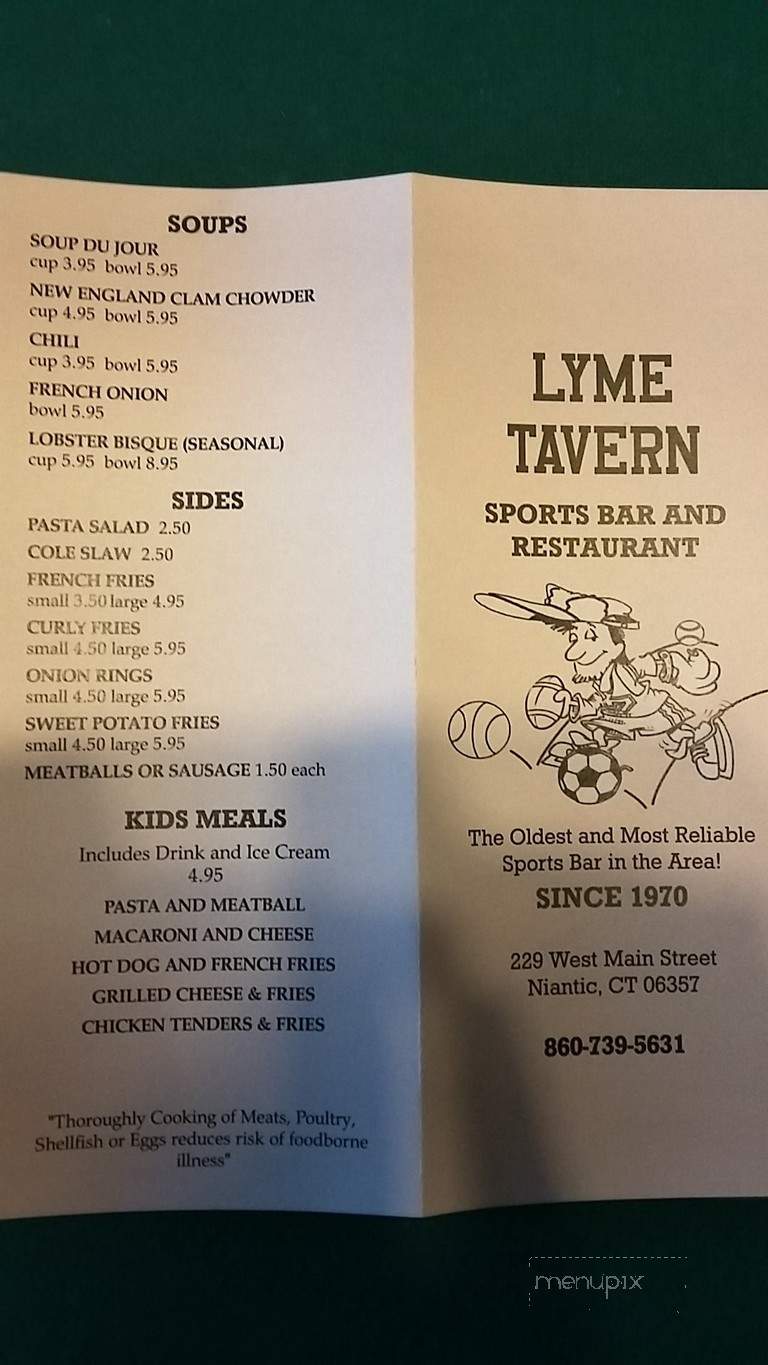 Lyme Tavern Cafe - Niantic, CT